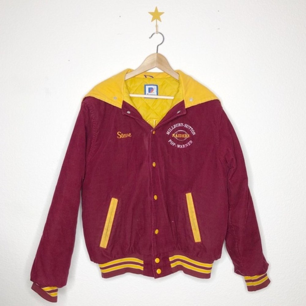 SOLD  • Vintage | 🏈 Pop Warner Cheer Corduroy Jacket